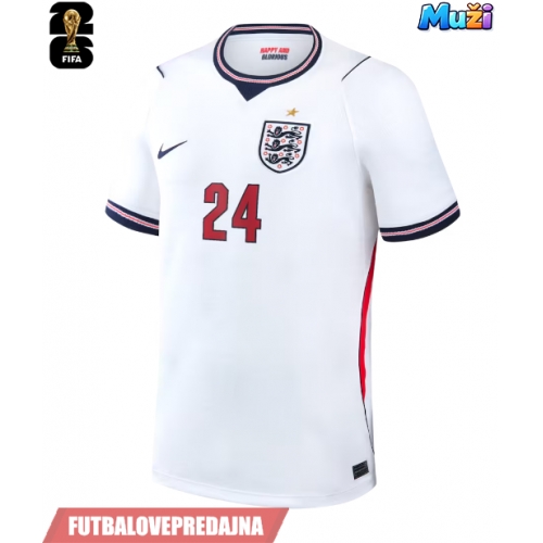 Lacne Muži Futbalové dres Anglicko Reece James #24 MS 2026 Krátky Rukáv - Domáci